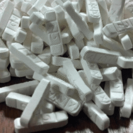 Alternative view of XANAX 2.0 mg White Bar